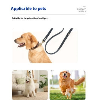 Roran High-grade PU Leather Pet Traction Belt