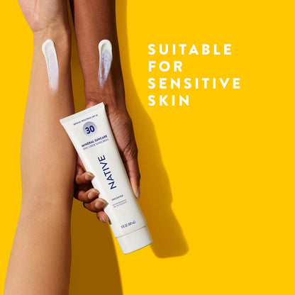 Unscented Mineral Sunscreen Lotion SPF 30, 5.0 Oz