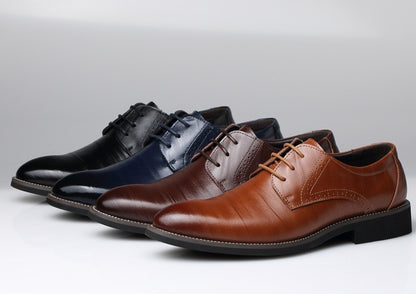 Men's leather dress shoes