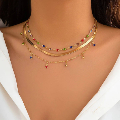 Vintage Gold Multi-style Necklaces For Women
