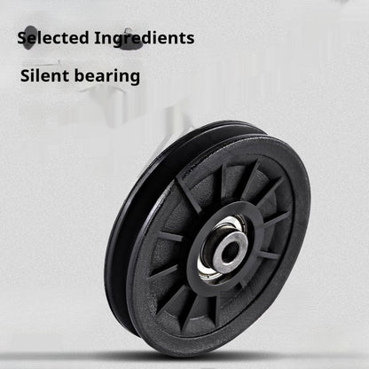 Nylon Silent Gym Frame Pulley Accessories