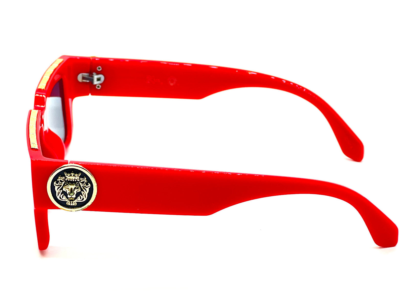MEN SUNGLASSES HIP HOP SQUARE DESIGNER SHADES RETRO GOLD FRAME RAPPER FASHION