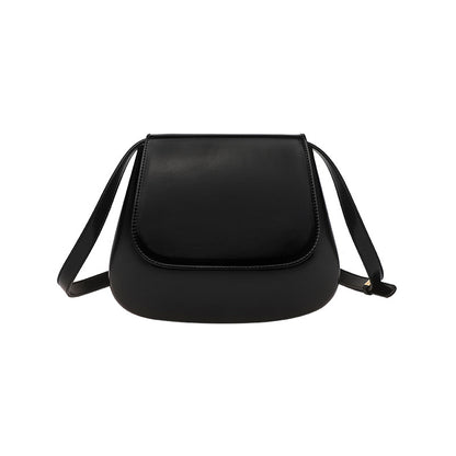 Crossbody Bag Vegan Leather Women Retro Small Saddle Satchel Shoulder Bag With Long Adjustable Strap