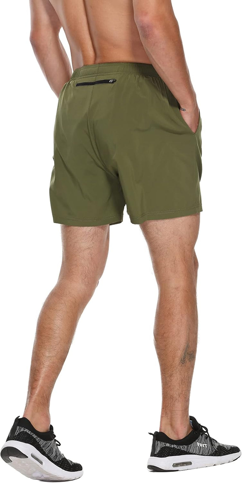 Men'S 5 Inch Running Shorts Quick Dry Lightweight Athletic Gym Workout Shorts with Pockets