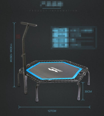 Trampoline Home Children Women Men Gym Class Trampoline Fitness Handrail Trampoline
