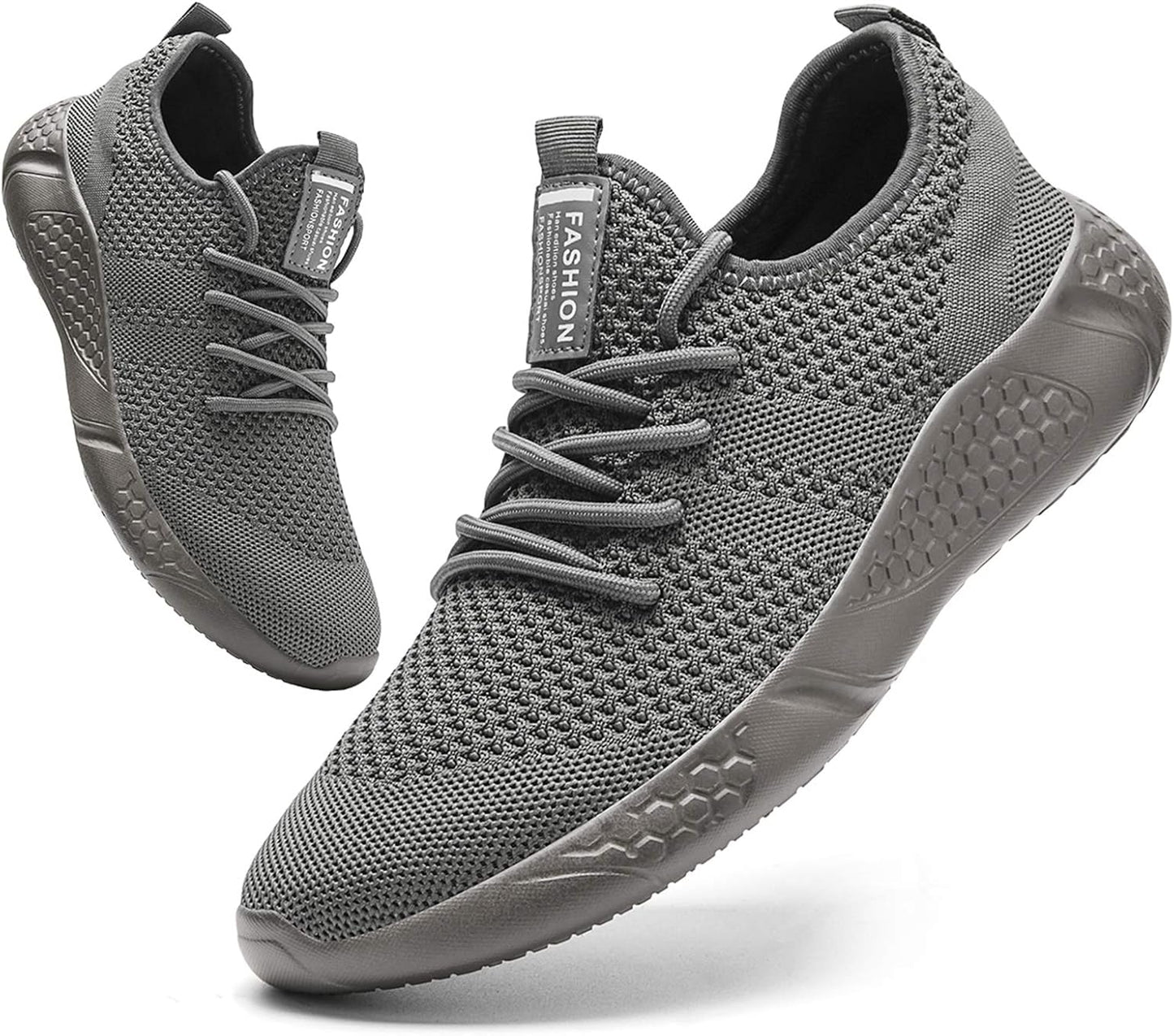 Men'S Sport Gym Running Shoes Walking Shoes Casual Lace up Lightweight