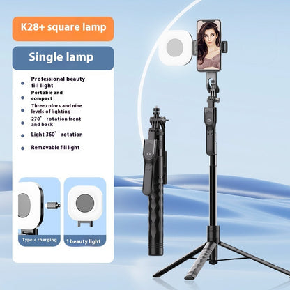 Mobile Phone Bluetooth Selfie Stick Stabilizer Floor Stand