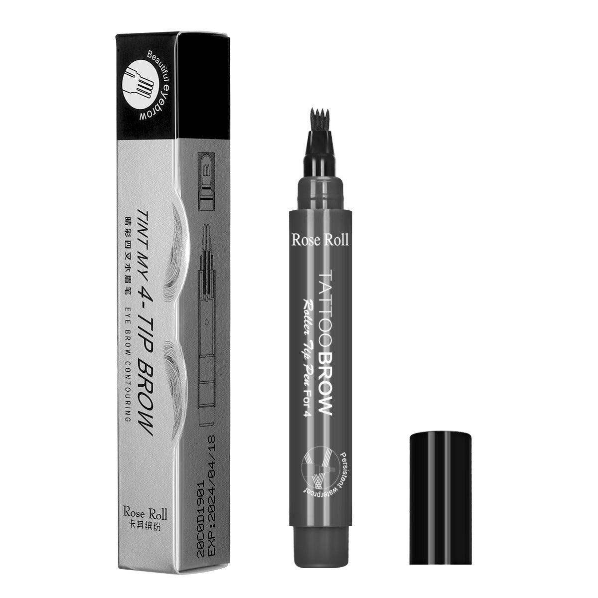 MOQ500Four Fork Head Beard Pen Beard Drawing Pen