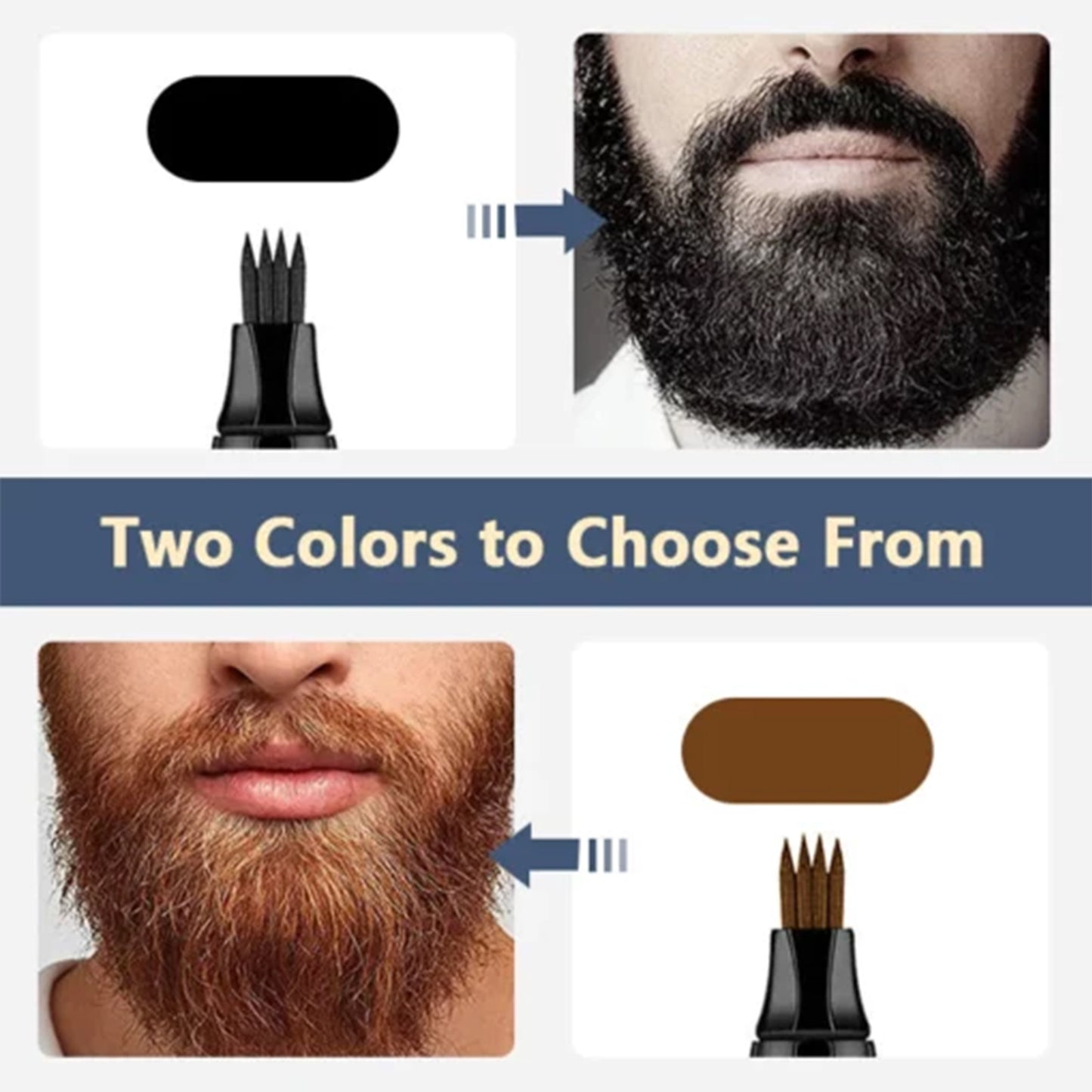Beard Headline Filler Removable Easy To Use Thick Beard
