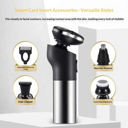 Multi-Functional Rechargeable Mens Full-Body Beard Trimmer