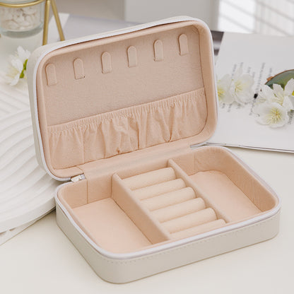 Portable Leather Creative Jewelry Storage Box For Travel