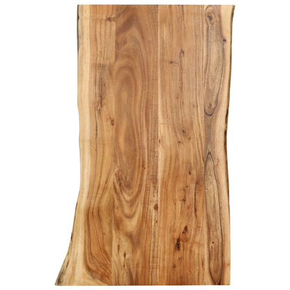Tabletop Solid Acacia Wood 58x(50-60)x2.5 cm   Tabletop
