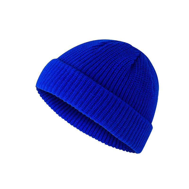 Retro Dome Warm Short Woolen Toe Hat