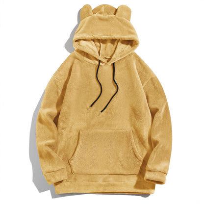 Men's Casual Cool Fashion Sweater Coral Fleece Jacket