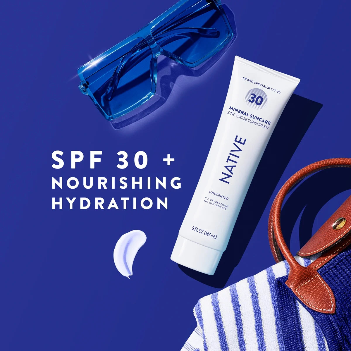 Unscented Mineral Sunscreen Lotion SPF 30, 5.0 Oz
