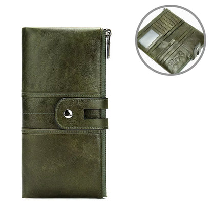 Genuine Leather Women'S Wallets for Cards Coin Purse