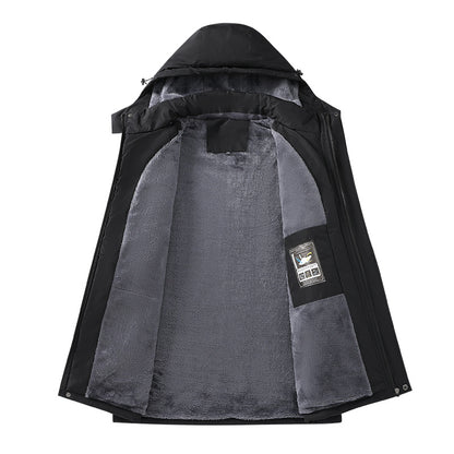 Plus Size Loose And Warm Coat For Men