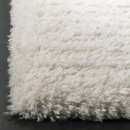 Flokati Shag Collection Area Rug - 6'7" X 9', Ivory, Solid Design, Non-Shedding & Easy Care, 2.75-Inch Thick Ideal for High Traffic Areas in Living Room, Bedroom (FLK950B)
