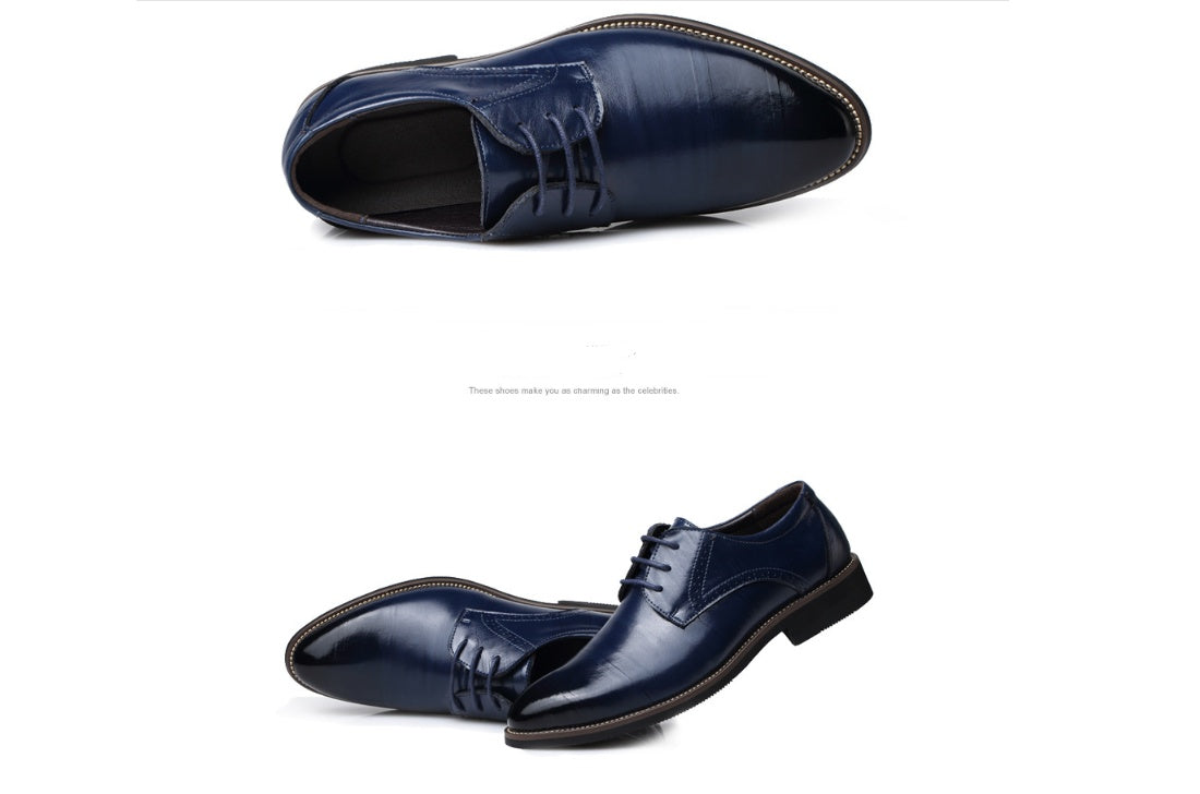 Men's leather dress shoes