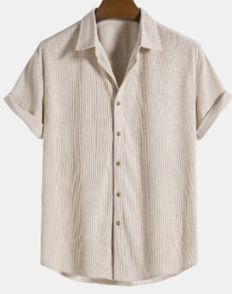 Casual Short-sleeved Men's Shirt