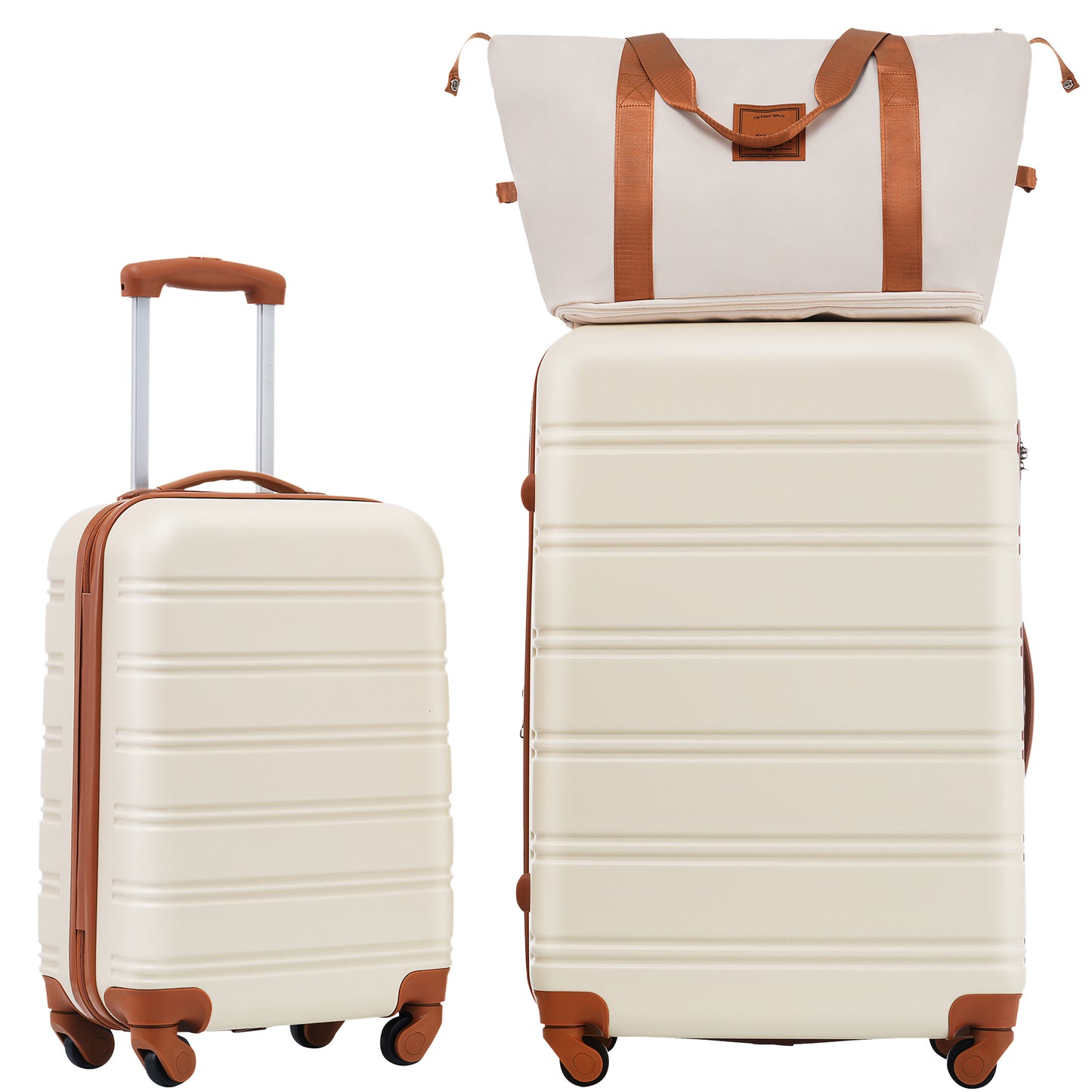 Hardshell Luggage Sets 2Pcs Bag Spinner Suitcase With TSA Lock Lightweight 20- 28