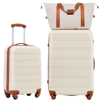 Hardshell Luggage Sets 2Pcs Bag Spinner Suitcase With TSA Lock Lightweight 20- 28
