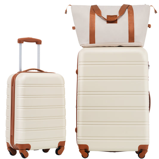 Hardshell Luggage Sets 2Pcs Bag Spinner Suitcase With TSA Lock Lightweight 20- 28