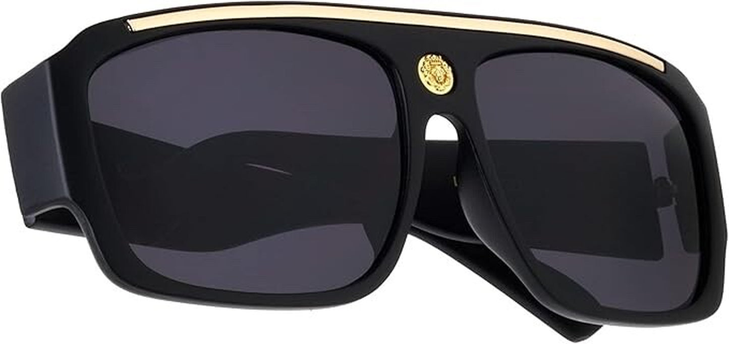 Gafas De Sol Lentes De Moda Para Hombres Grande Style Men Sunglasses Brown Lens