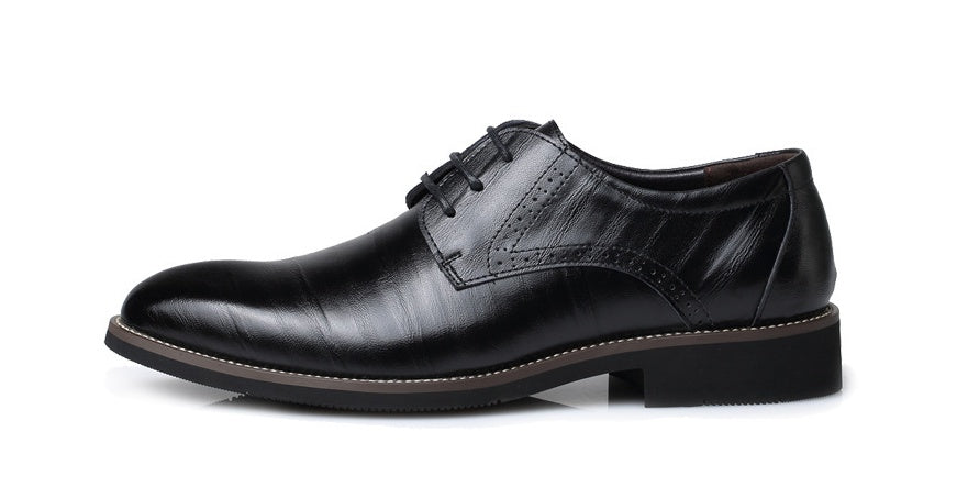 Men's leather dress shoes