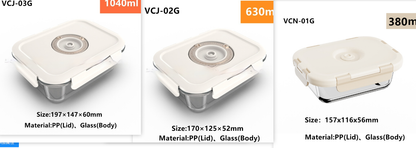 Electric Vacuum Food Sealed Glass Crisper