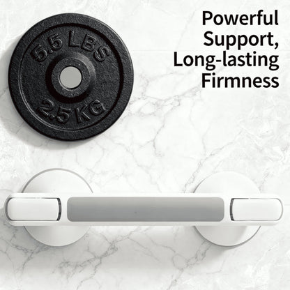 12 Inch Shower Grab Bar With Strong Suction Cups, No Drill Bathroom Safety Handle With Anti-Slip Grip, Portable Balance Assist Handrail For Elderly Seniors Handicap, Window Glass Door Pull Handle