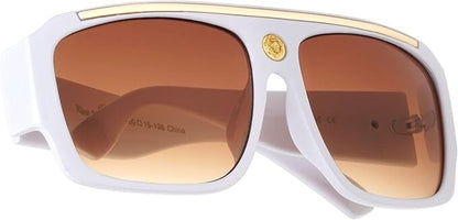 Gafas De Sol Lentes De Moda Para Hombres Grande Style Men Sunglasses Brown Lens