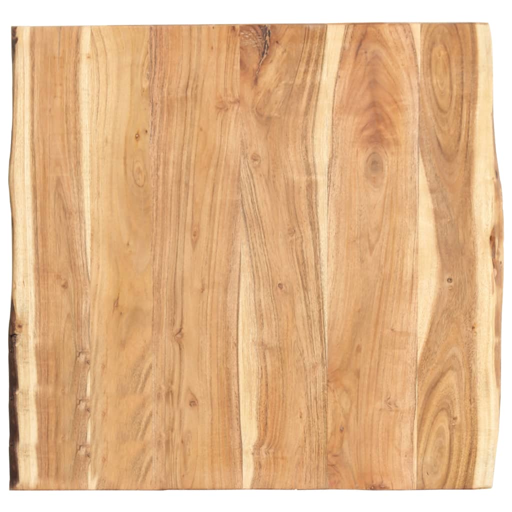 Tabletop Solid Acacia Wood 58x(50-60)x2.5 cm   Tabletop
