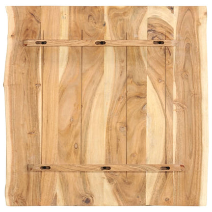 Tabletop Solid Acacia Wood 58x(50-60)x2.5 cm   Tabletop