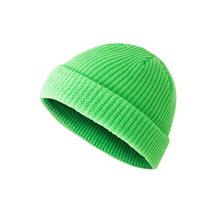 Retro Dome Warm Short Woolen Toe Hat