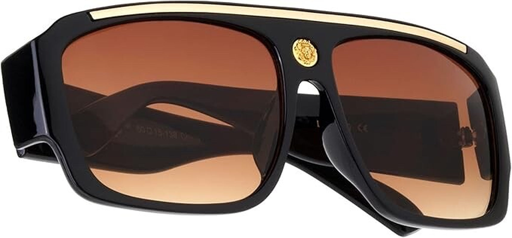 Gafas De Sol Lentes De Moda Para Hombres Grande Style Men Sunglasses Brown Lens