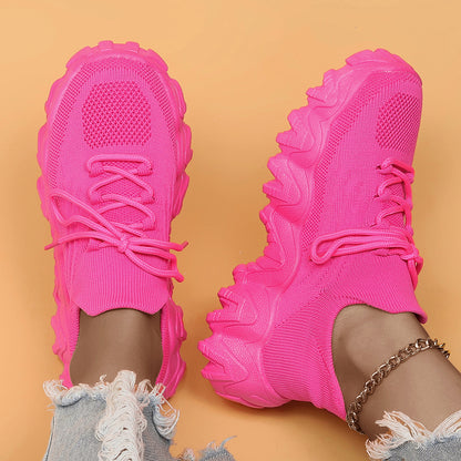 Women's Simple And Breathable Fly Woven Shoes
