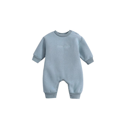 Korean Style Baby Solid Color Simple Jumpsuit
