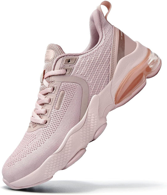Running Shoes for Women Tennis Athletic Breathable Arch Support Workout Sport Gym Walking Fashion Sneakers Lightorange 9