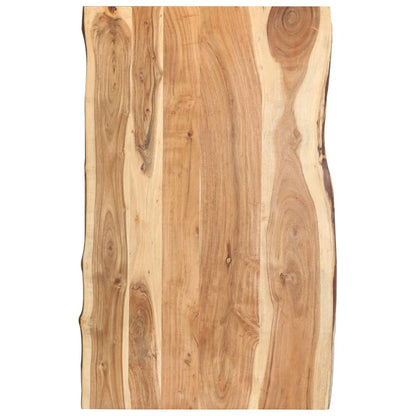 Tabletop Solid Acacia Wood 58x(50-60)x2.5 cm   Tabletop