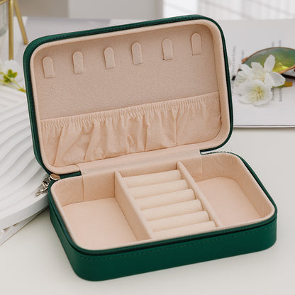 Portable Leather Creative Jewelry Storage Box For Travel