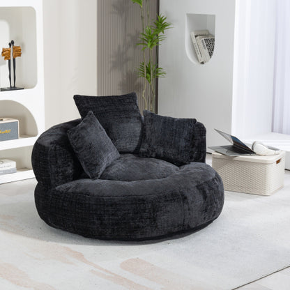 COOLMORE Lazy Sofa Durable Comfort Lounger High Back Bean Bag Chair Couch With Three Pillows For Adults And Kids, Indoor & Outdoor, Single Gaming Sofa Chair For Bedroom,Office