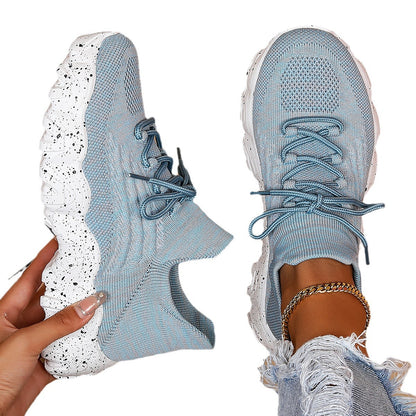 Women's Simple And Breathable Fly Woven Shoes