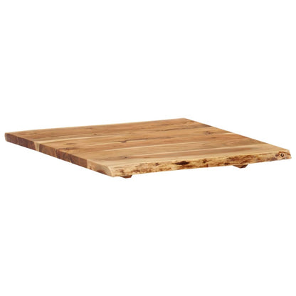 Tabletop Solid Acacia Wood 58x(50-60)x2.5 cm   Tabletop