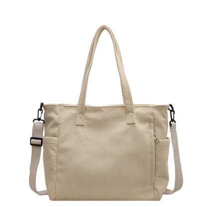 Commuter's All-matching Portable Art Student Large Capacity Shoulder Bag