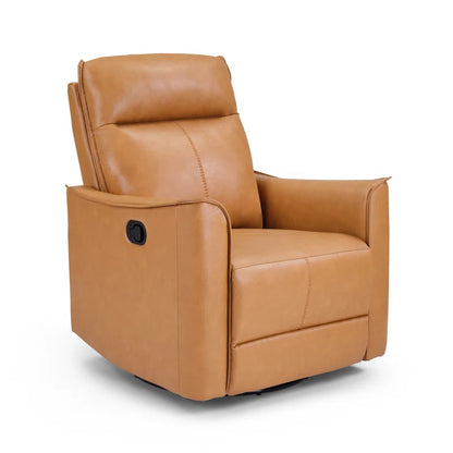 Tayani 31.5" Wide Modern Comfortable Upholstered Swivel and Rocker Manual Recliner