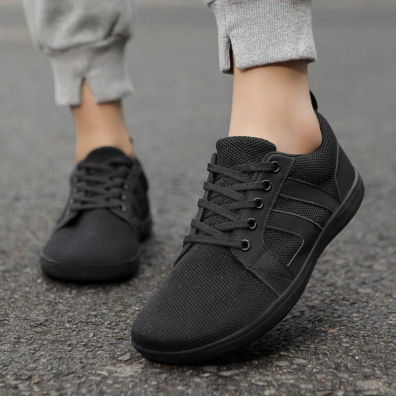 Breathable Lace-up Mesh Casual Walking Sneakers Men Non-slip Running Sports Shoes Women