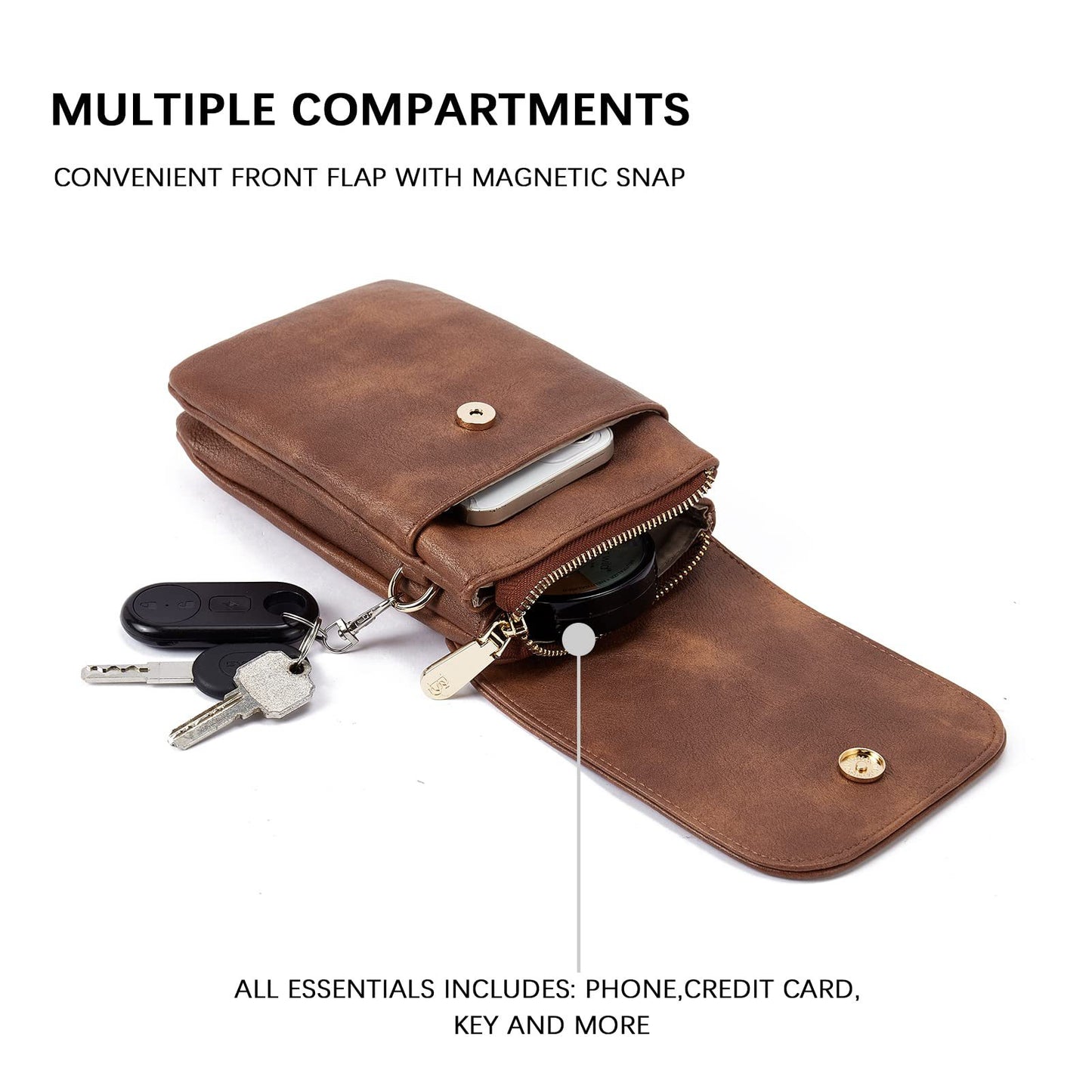 PU Leather High-grade Versatile Messenger Bag