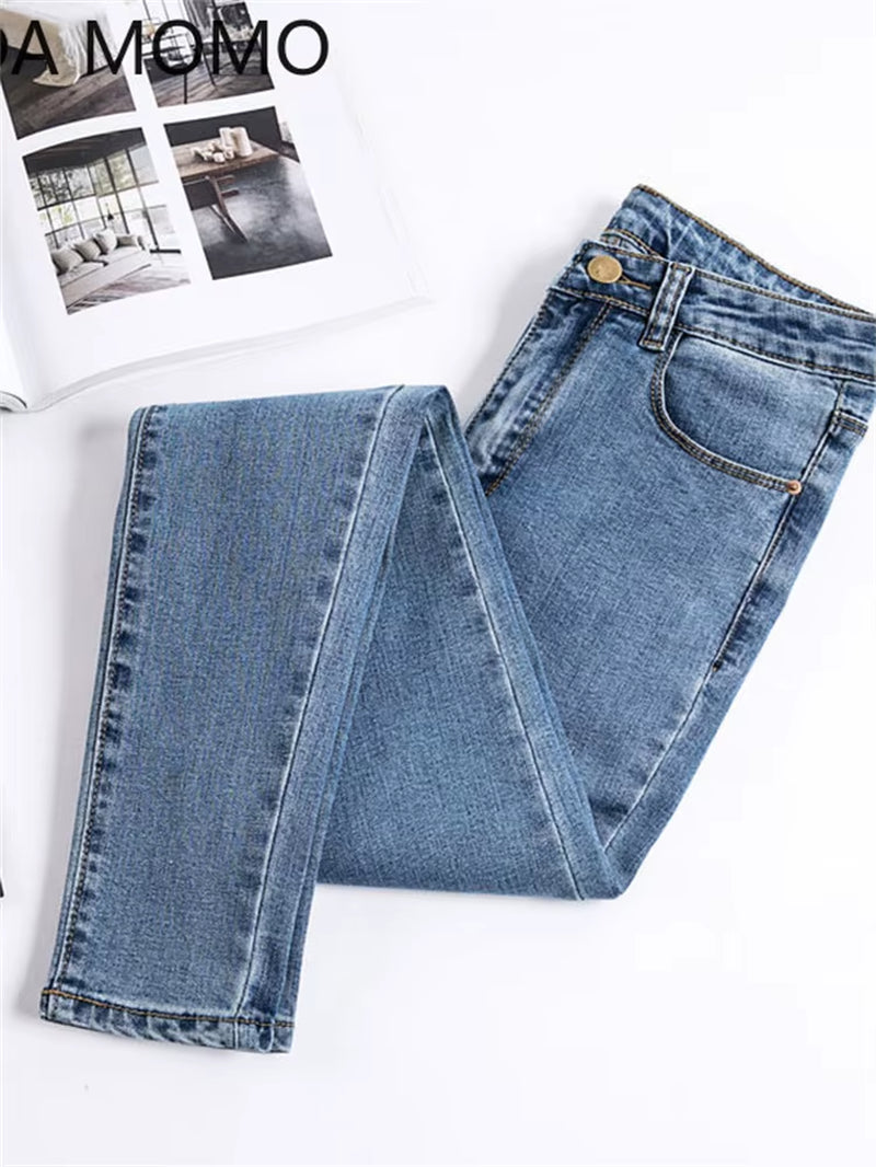 Jeans Female Denim Pants Black Color Womens Jeans Woman Donna Stretch Bottoms Skinny Pants for Women Trousers