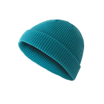 Retro Dome Warm Short Woolen Toe Hat